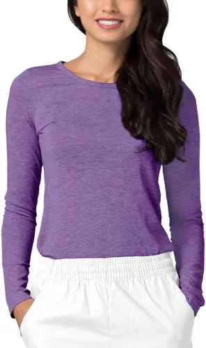 Vista 13 de Adar Underscrubs para Mujeres - Camiseta Underscrub de Manga Larga Comfort Aguamarina (Aquamarine)