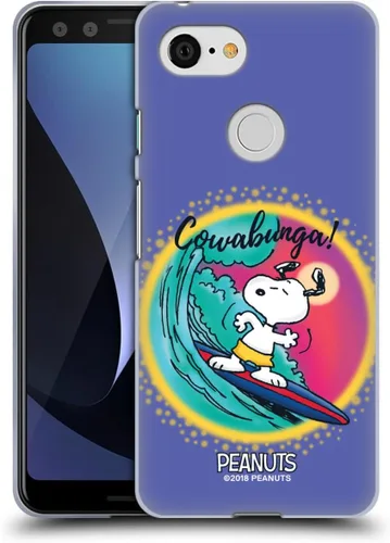 Vista 222 de Head Case Designs Officially Licensed Peanuts Beach Surf Snoopy Boardwalk Airbrush Gel Case [Military Grade Protection] Compatible with Google Pixel