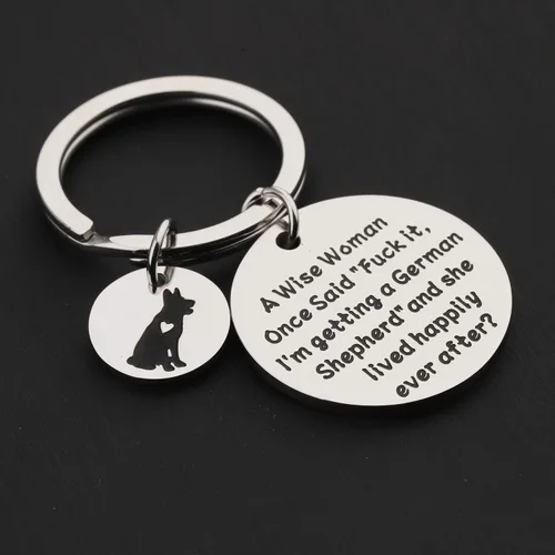 Vista 5 de TGBJE Regalo de pastor alemán, A Wise Women Getting a German Shepherd She Lived Happily Ever After German Shepherd MomDad Gift