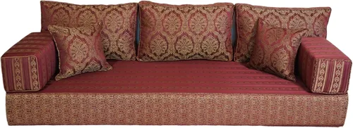 Vista 7 de arabicsofa Sofá de asiento de piso árabe - Sofá modular hecho a mano con sofás otomanos