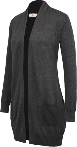 Vista 6 de GRACE KARIN Essential Suéter de Cardigan de punto largo para mujer