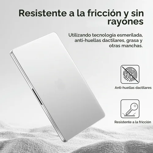 Vista 5 de BlueSwan Funda flexible para MacBook Air de 15 pulgadas, M5 M4 M3 M2 2026 Blanco congelado
