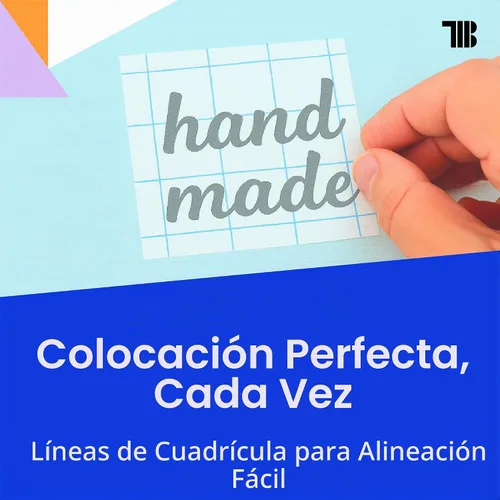 Vista 5 de TapeManBlue Cinta de transferencia transparente para vinilo, rollo de 12 pulgadas x 100 pies con rejilla, cinta de transferencia de vinilo de alta