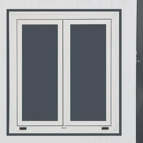 Vista 8 de Duramax Kit de cobertizo de almacenamiento (13 x 10 pies) para edificio aislado con parte superior plana para jardín, patio trasero, uso al aire