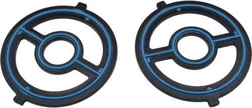 Vista 4 de Junta de enfriador de aceite de motor 2PCS para Mazda 3 5 MX-5 Miata CX-7 LF0214700