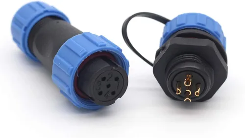 Vista 21 de SP13 2pin/3pin/4pin/5pin/6pin/7pin/9pin conector de cable de aviación, enchufe impermeable IP67, conector de equipo de luz LED