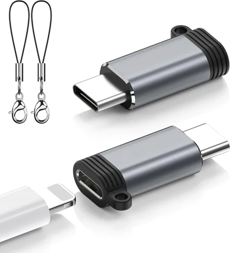 Vista 13 de Paquete de 4 adaptadores Lightning a USB C para iPhone 15/16 Pro Max/Plus, Samsung S24, iPad Air, carga rápida y transferencia de datos, cable
