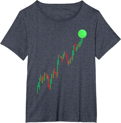 Vista 11 de Cute Stock Trading Design for Men Women Stock Market Trader T-Shirt Asphalt Grey