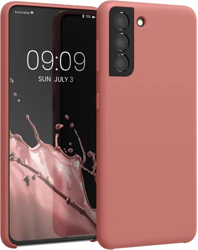 Vista 108 de kwmobile Funda compatible con Samsung Galaxy S9 - Funda de silicona TPU con acabado suave - Blue Reef
