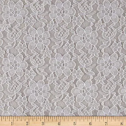 Vista 6 de Raschelle Lace Negro, Tela por yarda