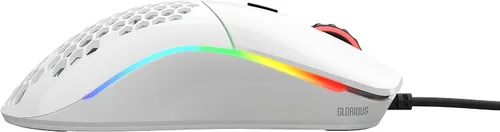 Vista 6 de Glorious Mouse compacto para juegos Model O (Minus) con cable, diseño de panal superligero de 2.05 oz, sensor RGB, Pixart 3360, ambidiestro
