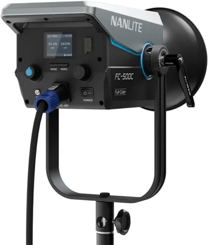 Vista 7 de Proyector LED Nanlite Fc 500c RGBW, montaje Bowens, aplicación y control remoto de 0.08 oz Proyector Rgbw a todo color 2700-7500K, 57, 050 Lux a