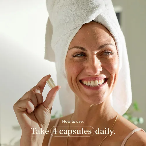 Vista 5 de Great Lakes Wellness - Píldoras de colágeno para hombres y mujeres, 120 cápsulas – Péptidos de colágeno VERISOL® Tipos I y III para cabello, piel