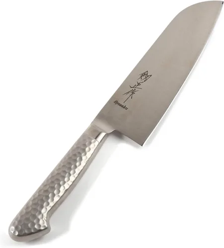 Vista 11 de Navaja japonesa INOX AUS-8A Acero Inoxidable Negro Mango Pakkawood, 6 pulgadas (5.906 in)
