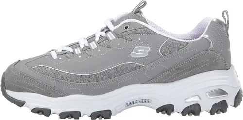 Vista 10 de Skechers D'Lites - Tenis de espuma viscoelástica con cordones para mujer