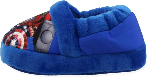 Vista 4 de Marvel Pantuflas Aline de felpa para niños pequeños de Avengers Superhero