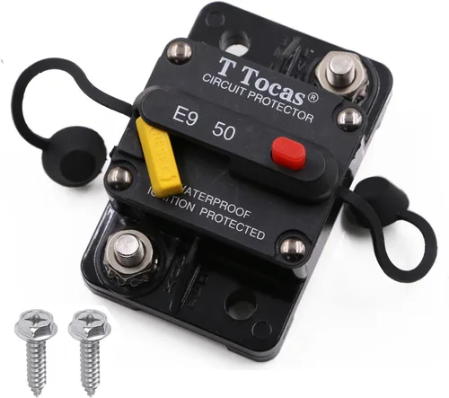 Vista 17 de E69 Interruptor de circuito de 10 A T3 con restablecimiento manual Mini de montaje en superficie IP66 Interruptor conmutable de 10 A