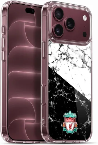 Vista 77 de Oficial LIVERPOOL Football Club 2017/18 Mármol Soft Gel Case para iPhone de Apple 7 Plus/8 PLUS Escudo negro.