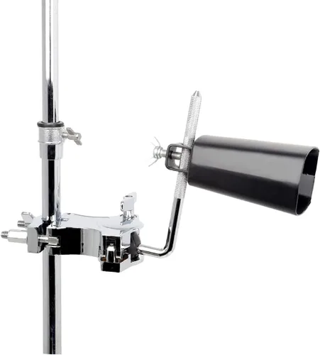 Vista 3 de Soporte de montaje de abrazadera de montaje de varilla de aleación de zinc Piezas de tambor Clip de extensión para Tom Drum Musical Instrumento