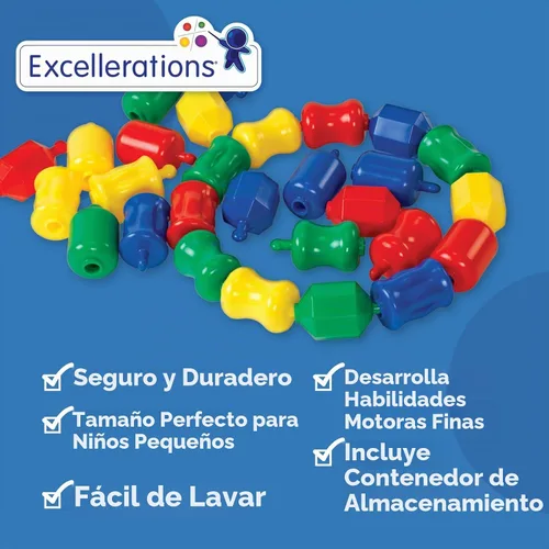Vista 8 de Excellerations Early STEM - Juego de 28 cuentas para niños pequeños