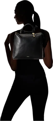 Vista 9 de Fossil Parker - Mochila convertible de cuero para mujer Negro Large - Black