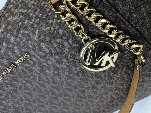 Vista 9 de Michael Kors Jet Set - bolsa de hombro para viaje con cadena grande cartera triple Michael Kors Jet Set