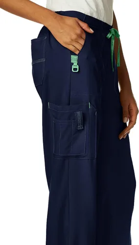 Vista 3 de Carhartt Cross-Flex - Pantalón cargo con corte recto para mujer
