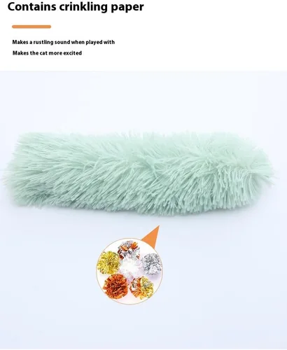 Vista 6 de Cat Toys Pillows, 3 Pack, Soft and Durable Crinkle Sound with Catnip Inside, Promotes Kitty Exercise,Interactive Indoor Kitten Kicker