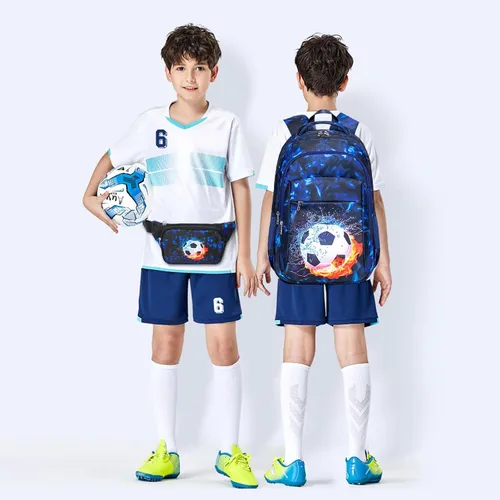 Vista 5 de Mochila escolar para niños con fiambrera para niñas, bolsa de libros, mochila escolar preescolar, jardín de infantes, mochila para niños pequeños