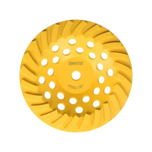 Vista 4 de DEWALT DW4773T Rueda de copa de diamante XP Turbo de 7 pulgadas