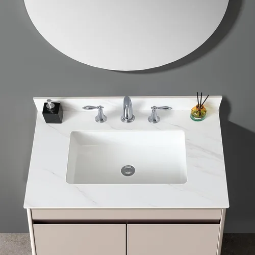 Vista 16 de Salpicaduras laterales para fregadero de baño de 22 x 4 pulgadas, tamaño universal para lavabo de baño, salpicaduras laterales de piedra