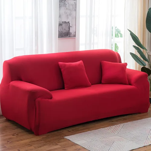 Vista 24 de Morbuy Funda súper elástica para sofá, 4 piezas de elastano, funda de sofá modular de color sólido con parte inferior elástica, protector de muebles