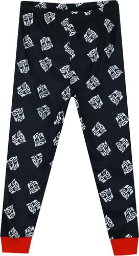 Vista 4 de Transformers Pijama de Bumblebee Optimus Prime para niños talla 4 a 10