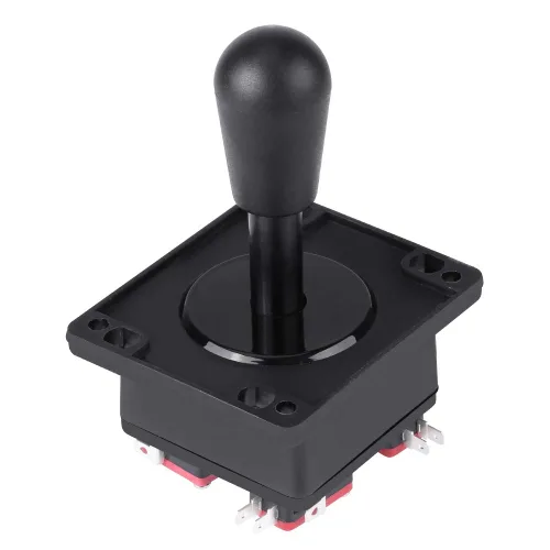 Vista 3 de Joystick, 8-Way Competition Joystick, American Joystick with Microswitch Replacement Parts for Game Machines video game
