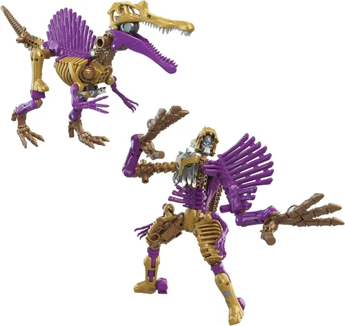 Vista 3 de Transformers Generations Legacy Wreck 'N Rule Collection Comic Universe Impactor y husillo, para edades de 8 años en adelante, 5.5 pulgadas