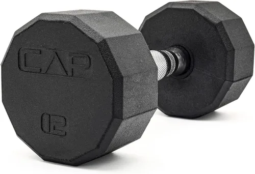 Vista 13 de CAP Barbell Peso de la mancuerna hexagonal recubierta, individual, 10-120 libras, múltiples opciones