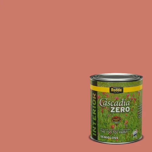 Vista 148 de Rodda Paint CASCADIA ZERO - Pintura satinada e imprimación para interiores en uno, 1 galón, Lady Flower Flor de señora