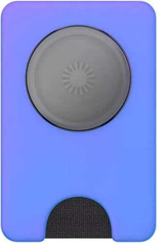 Vista 32 de Cartera para teléfono PopSockets con patada expandible, tarjetero para teléfono - Negro Adhesivo negro