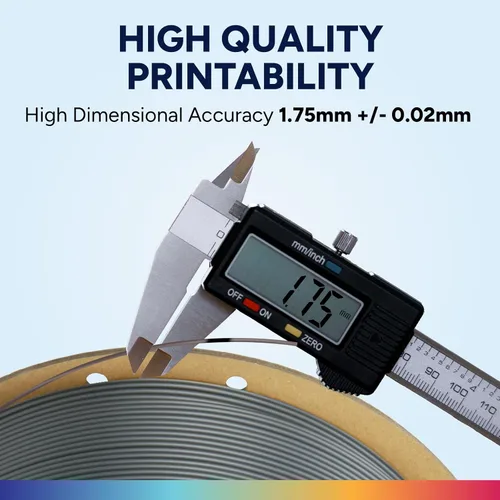 Vista 37 de OVERTURE - Filamento de ácido poliláctico (Easy PLA) para impresora 3D de 1.75 mm, bobina de cartón de 2.2 libras, precisión dimensional +/- 0.02