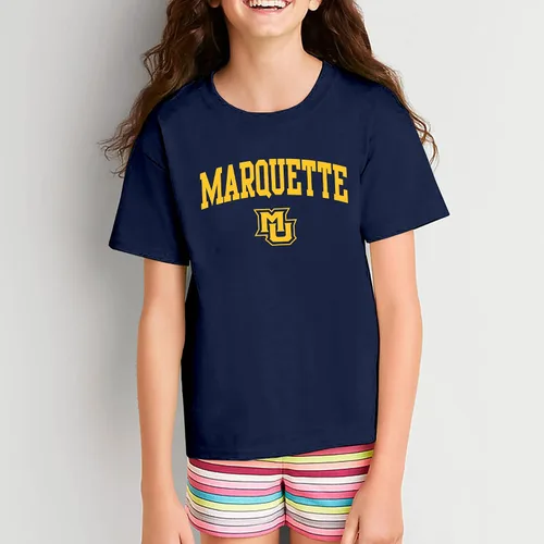 Vista 742 de NCAA Arch Logo, camiseta juvenil color del equipo, universidad - universidad