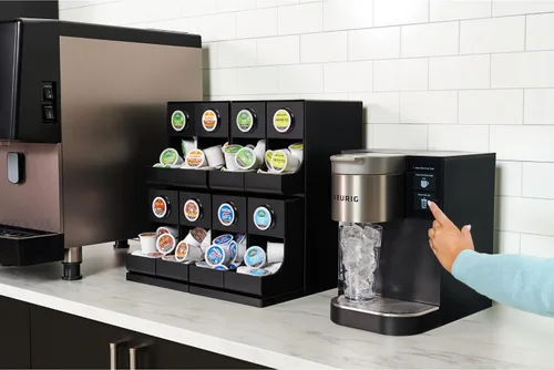 Vista 12 de Keurig K-2550 - Cafetera de una sola porción para empresas medianas, plomada, plata/negro