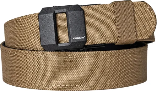 Vista 7 de IDOGEAR SPORTS - Cinturón táctico de 1.5" con hebilla ajustable de alta resistencia para pistola EDC