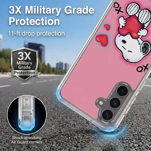 Vista 450 de Head Case Designs Officially Licensed Peanuts Beach Surf Snoopy Boardwalk Airbrush Gel Case [Military Grade Protection] Compatible with Google Pixel