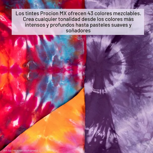 Vista 2 de Procion MX - Juego de colores de tinte, incluye frascos de 13-2/3 onzas, fijador de tinte de ceniza de soda de 2-1 libra, hoja de instrucciones