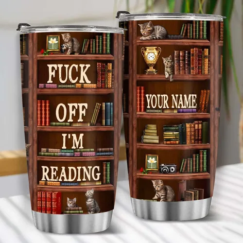 Vista 34 de T40413 - Taza personalizada para amantes de los libros, taza de café con texto en inglés "Just A Girl Loves Book", regalo para mujeres y niñas