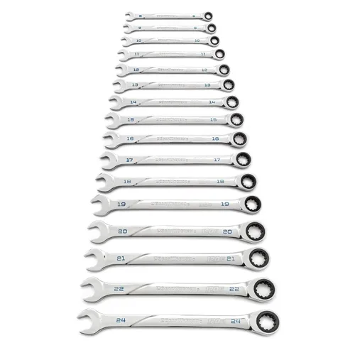 Vista 4 de GEARWRENCH Juego de llaves combinadas de trinquete universal 120XP de 7 piezas, SAE - 86452