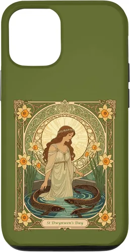 Vista 28 de Dwynwen's Well and Sacred Fish Case for iPhone 17