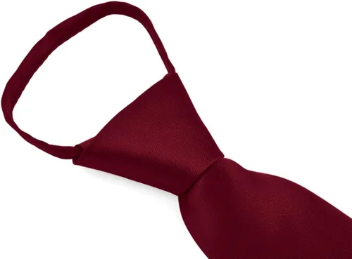 Vista 2 de Moda Di Raza Lazos de cremallera para hombres, corbatas de microfibra tejidas con cremallera, corbata de cuello con acabado de seda satinada