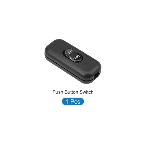 Vista 6 de Interruptor de cable en línea AC 250V 6A Interruptor DPST de control de encendido/apagado, [para lámpara, iluminación de dormitorio] - 2.4 x 1