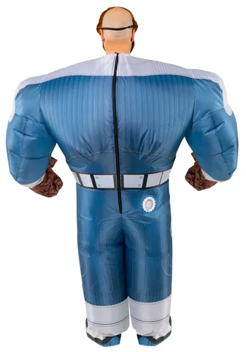 Vista 4 de Disfraz inflable de Hombre de Piedra para hombre de Los 4 Fantásticos Multicolor
